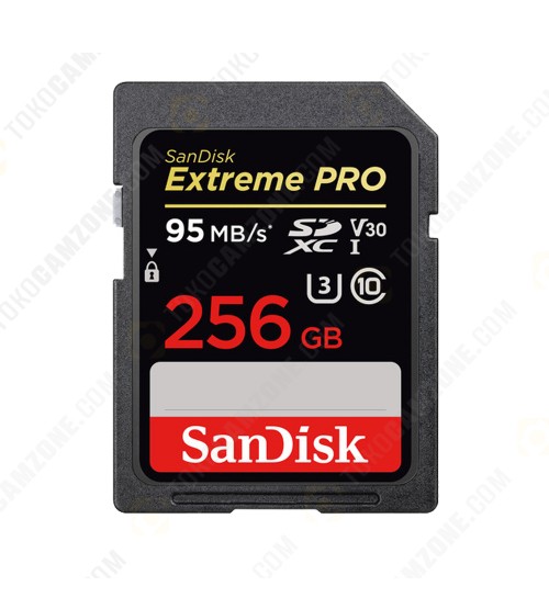 SDSDXXG - SanDisk Extreme Pro SDXC UHS-I 95MB/s 256GB - Free Bola Piala Dunia